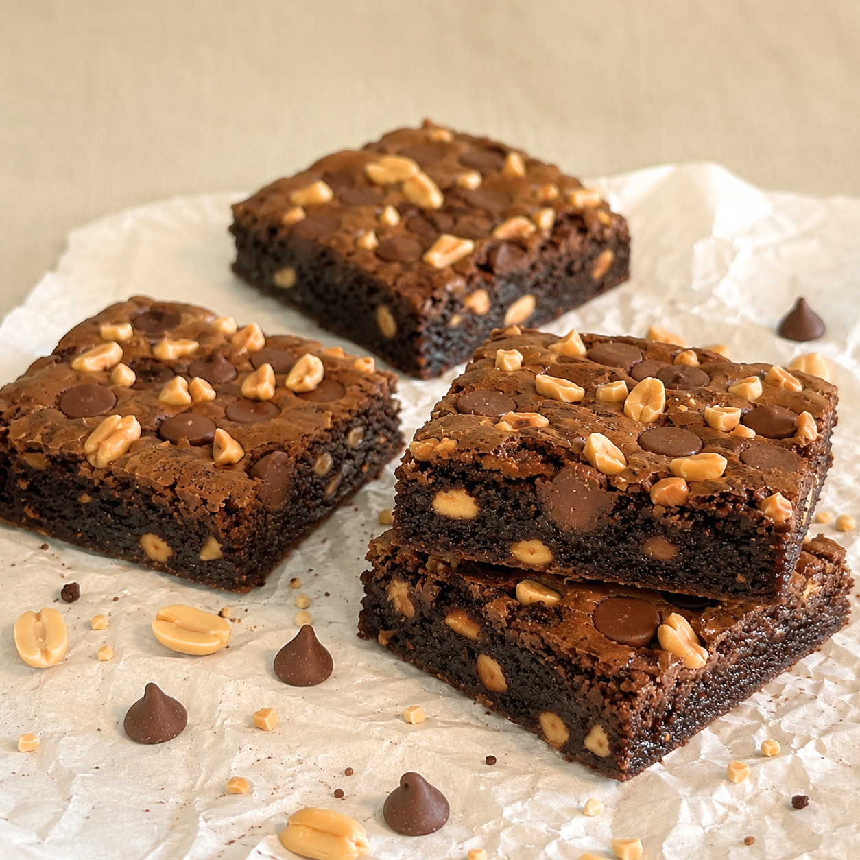 Brownie Pé de Moleque